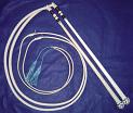 White Stockwhip Pair 4x4x8 plait